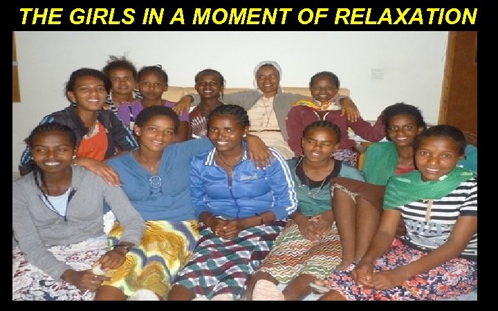 THE GIRLS IN A MOMENT OF RELAXATION 