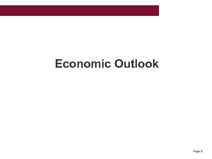 Economic Outlook Page 9 