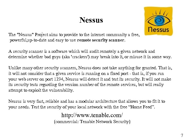 Nessus The 