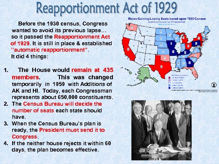 Before the 1930 census, Congress wanted to avoid its previous lapse… so it passed