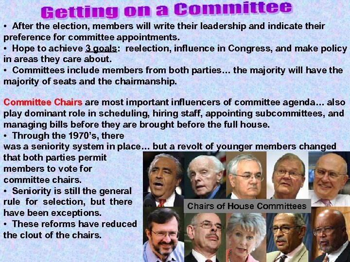  • After the election, members will write their leadership and indicate their preference