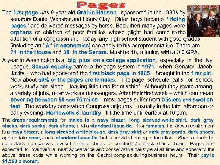 The first page was 9 -year old Graftin Hanson, sponsored in the 1830 s