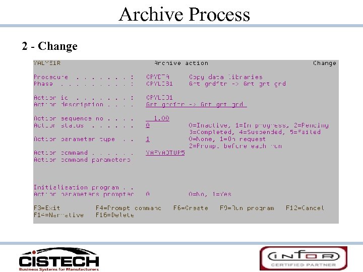 Archive Process 2 - Change 