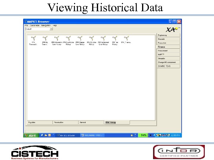 Viewing Historical Data 