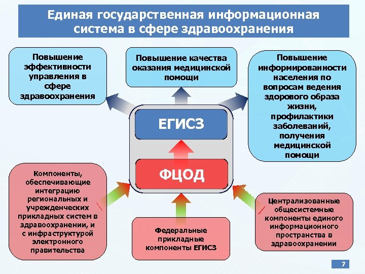 Уровень организации егисз