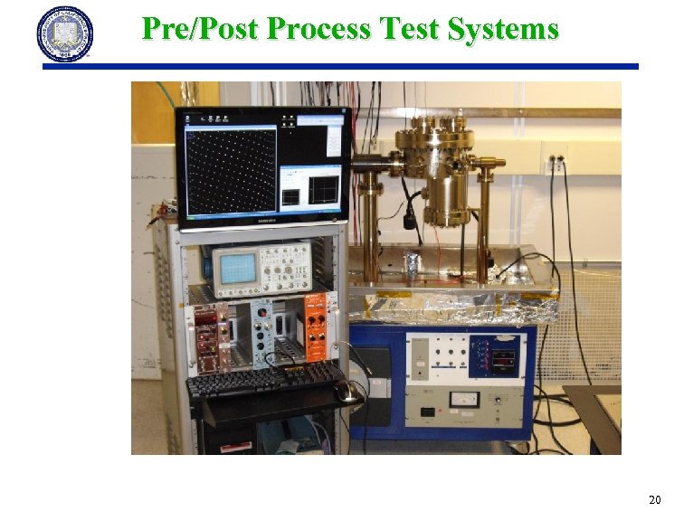 Pre/Post Process Test Systems 20 