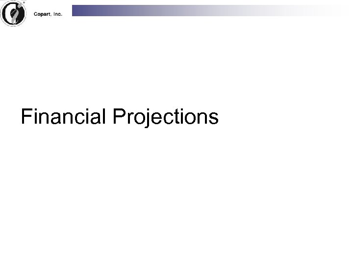 Financial Projections 