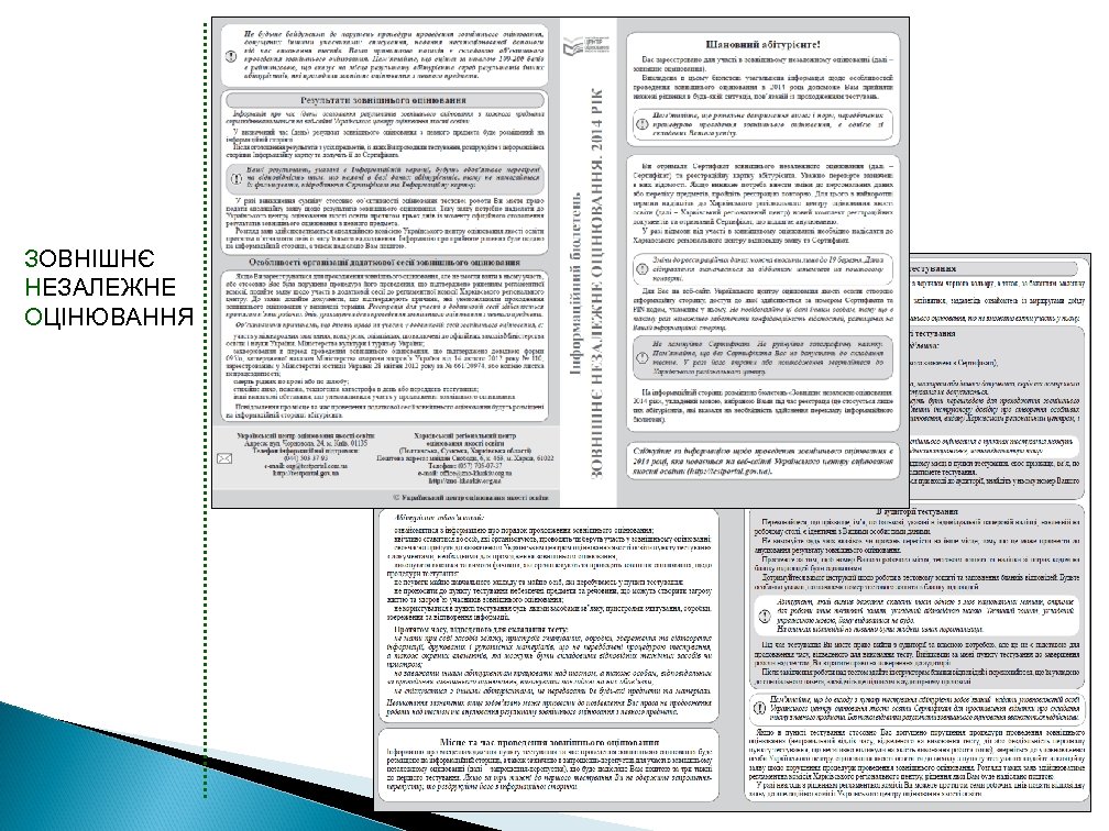 ЗОВНІШНЄ НЕЗАЛЕЖНЕ ОЦІНЮВАННЯ 