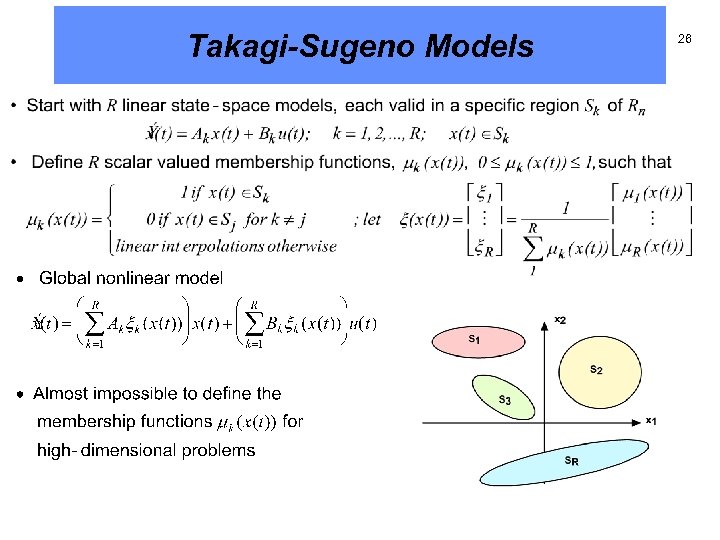 Takagi-Sugeno Models 26 