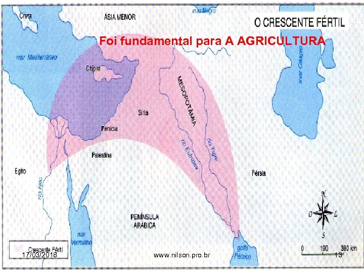 Foi fundamental para A AGRICULTURA 17/03/2018 www. nilson. pro. br 13 
