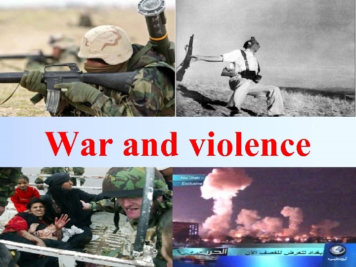 War and violence 
