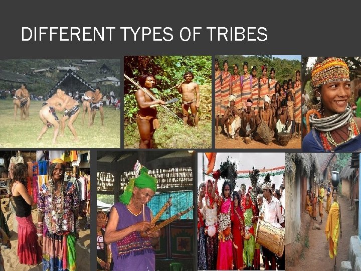 DIFFERENT TYPES OF TRIBES 