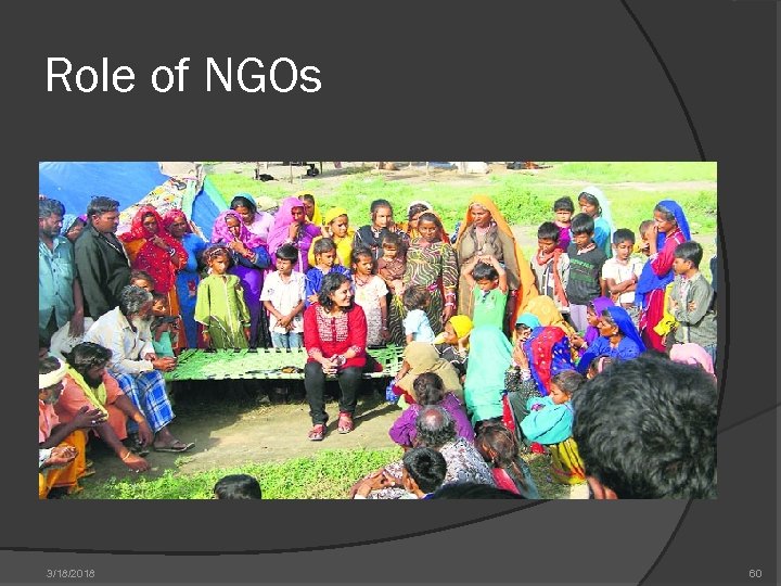 Role of NGOs 3/18/2018 60 