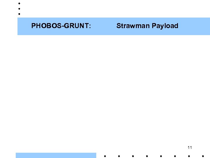PHOBOS-GRUNT: Strawman Payload 11 
