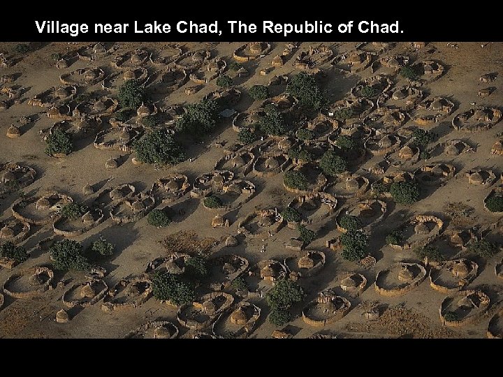 Village near Lake Chad, The Republic of Chad. 
