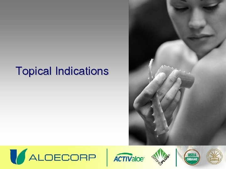 Topical Indications 