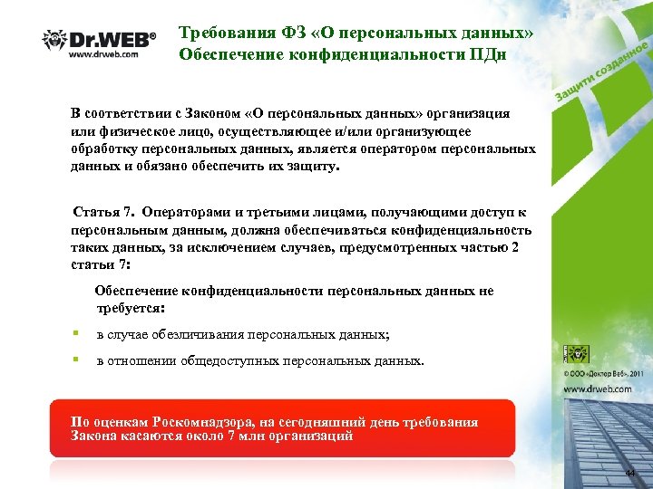 Требования о персональных данных. Обеспечение конфиденциальности персональных данных. Какие ПДН требуют обеспечения конфиденциальности.