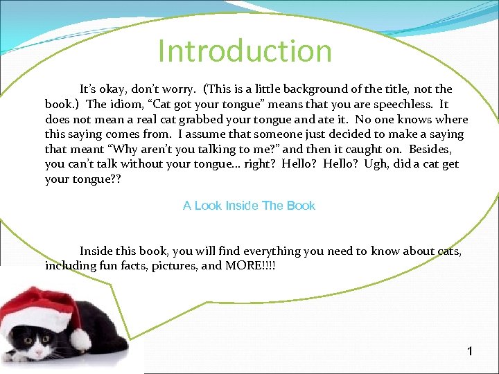 Introduction It’s okay, don’t worry. (This is a little background of the title, not