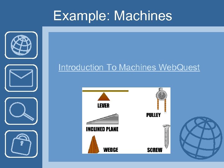 Example: Machines Introduction To Machines Web. Quest 