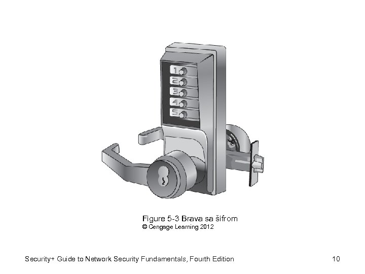 Figure 5 -3 Brava sa šifrom © Cengage Learning 2012 Security+ Guide to Network