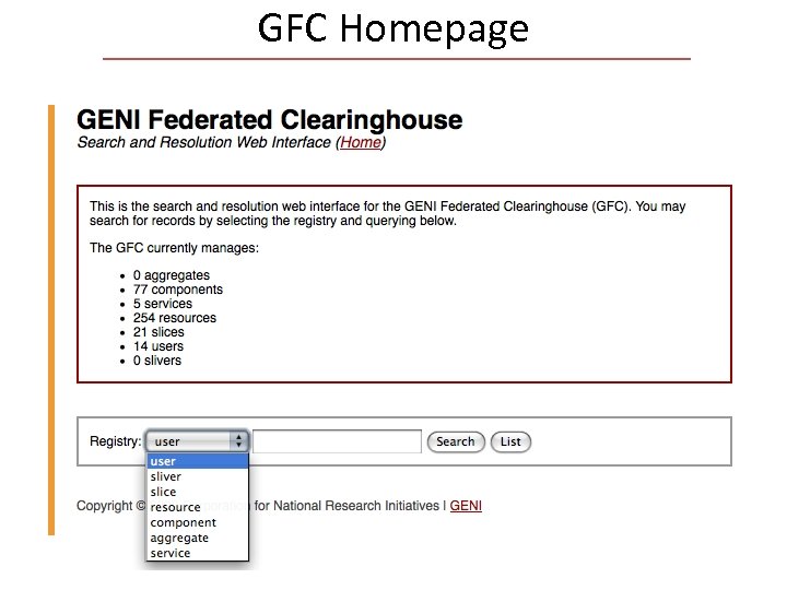 GFC Homepage 