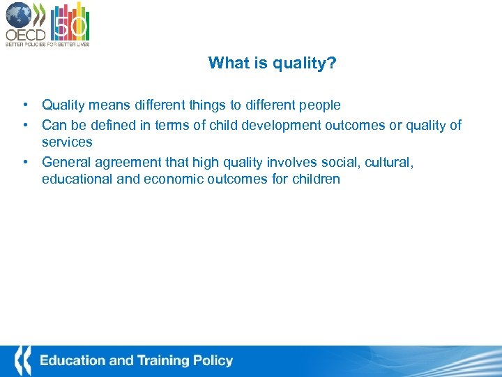 What is quality? • Quality means different things to different people • Can be