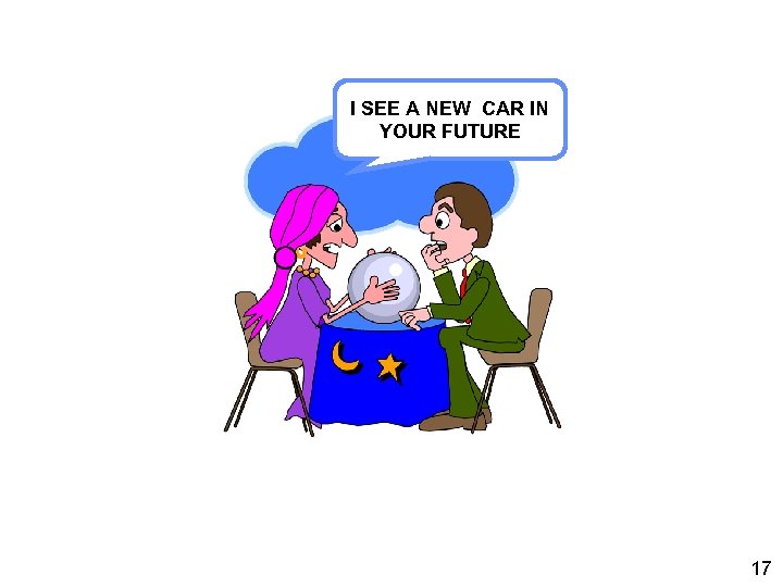 I SEE A NEW CAR IN YOUR FUTURE 17 