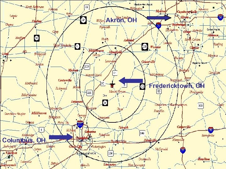 Akron, OH Fredericktown, OH Columbus, OH 