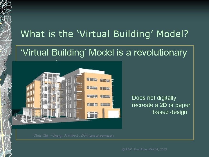 What is the ‘Virtual Building’ Model? ‘Virtual Building’ Model is a revolutionary concept Does