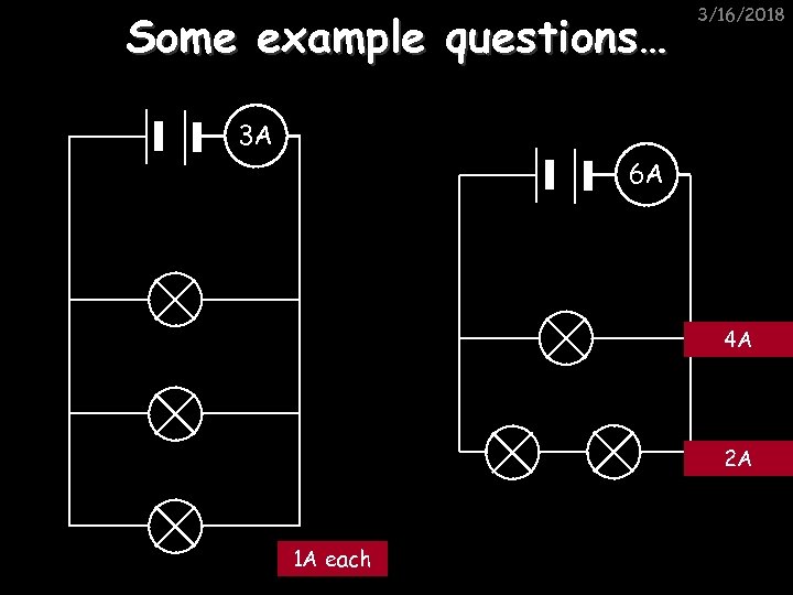 Some example questions… 3/16/2018 3 A 6 A 4 A 2 A 1 A
