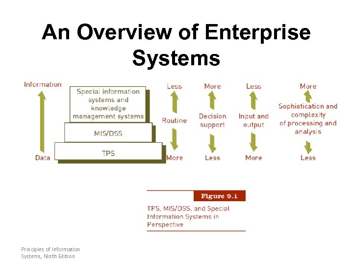 An Overview of Enterprise Systems Principles of Information Systems, Ninth Edition 