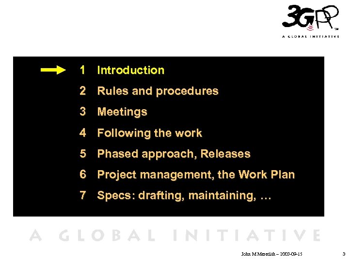 1 Introduction • • • Click to edit Master text styles 2 Rules and