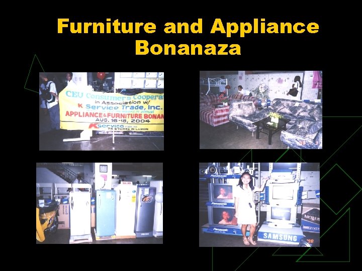 Furniture and Appliance Bonanaza 