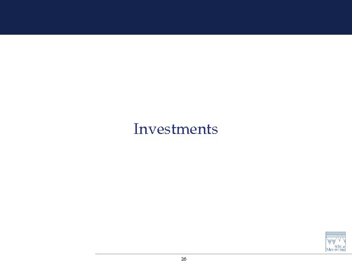 Investments 26 