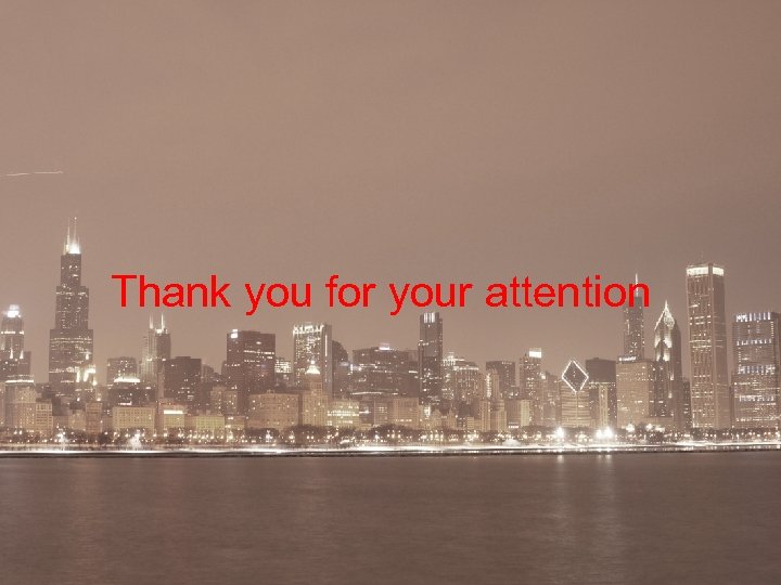 Thank you for your attention 