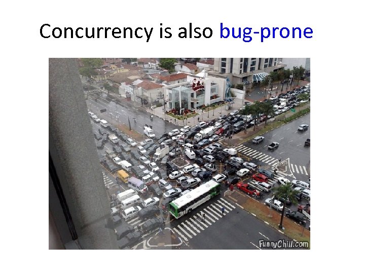Concurrency is also bug-prone 