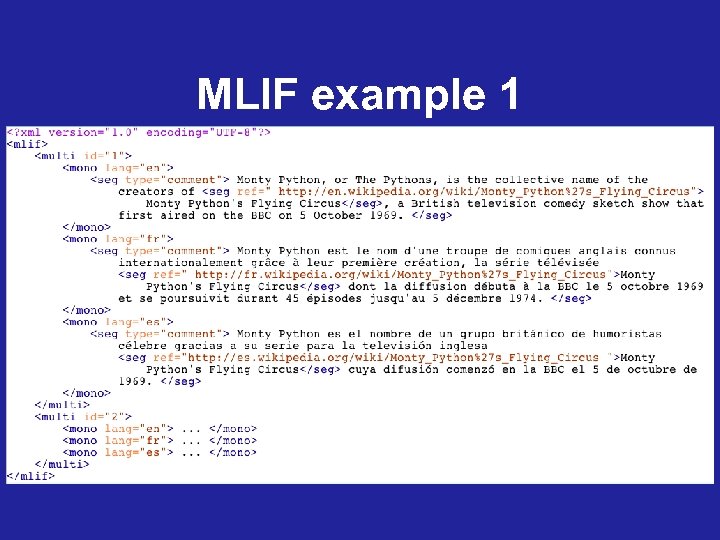 MLIF example 1 