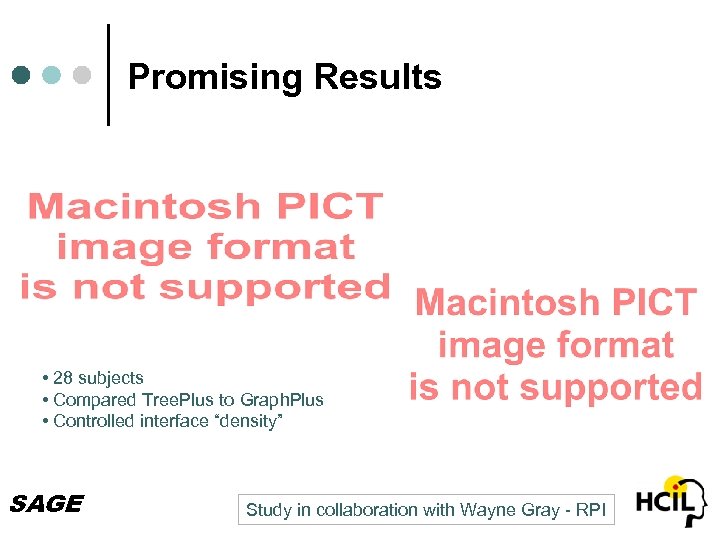 Promising Results • 28 subjects • Compared Tree. Plus to Graph. Plus • Controlled