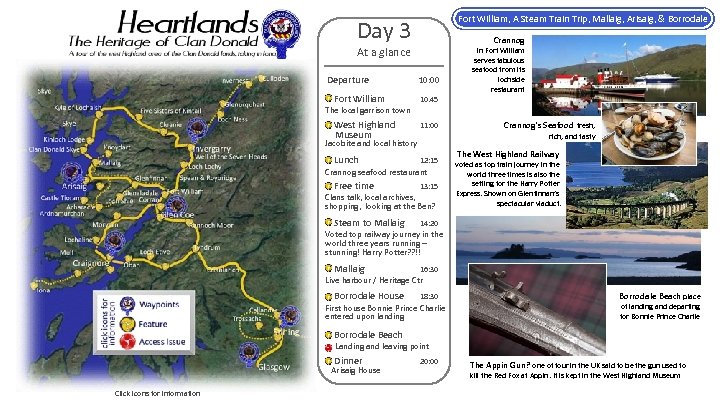 Fort William, A Steam Train Trip, Mallaig, Arisaig, & Borrodale Day 3 Crannog At