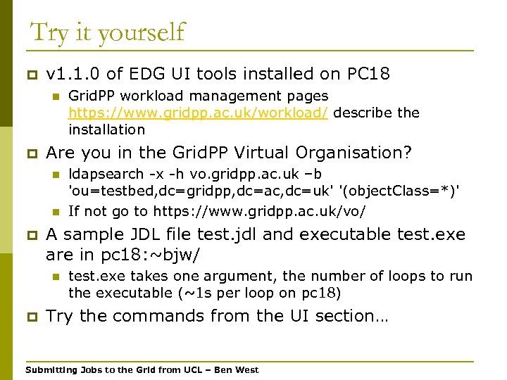 Try it yourself p v 1. 1. 0 of EDG UI tools installed on