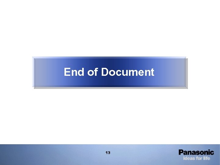 End of Document 13 