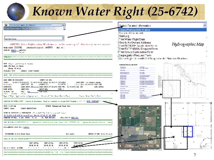 Known Water Right (25 -6742) Hydrographic Map 7 