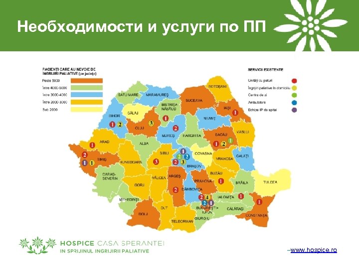 Необходимости и услуги по ПП –www. hospice. ro 