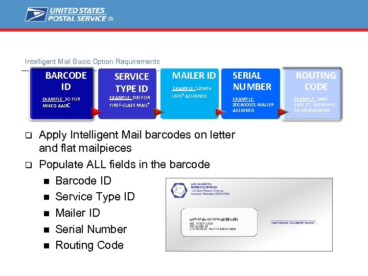 intelligent mail barcode basics