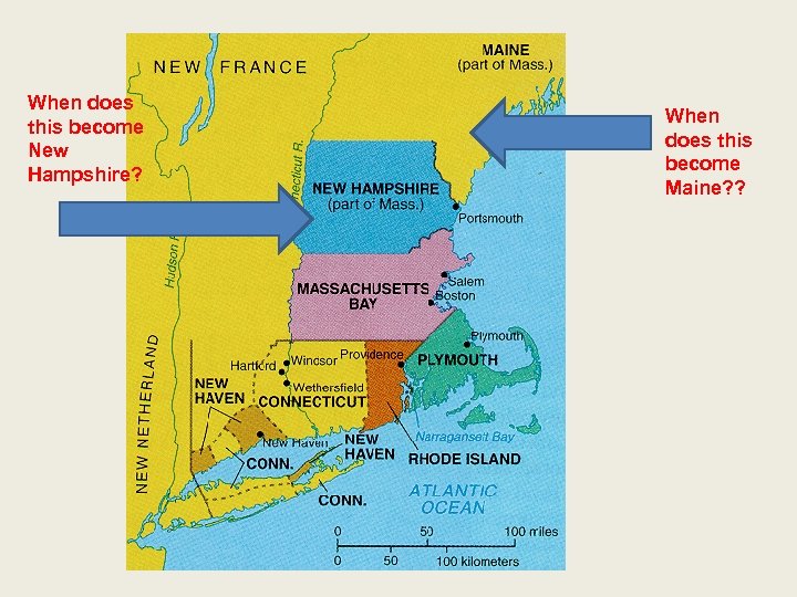 When does this become New Hampshire? When does this become Maine? ? 