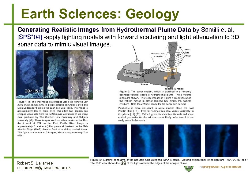 Earth Sciences: Geology Generating Realistic Images from Hydrothermal Plume Data by Santilli et al,