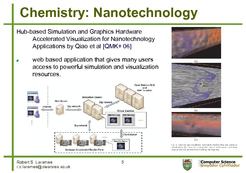 Chemistry: Nanotechnology Hub-based Simulation and Graphics Hardware Accelerated Visualization for Nanotechnology Applications by Qiao