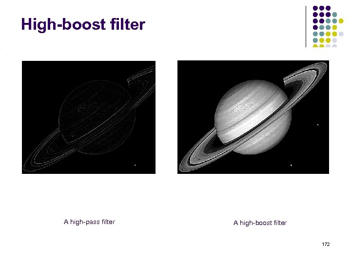 High-boost filter A high-pass filter A high-boost filter 172 