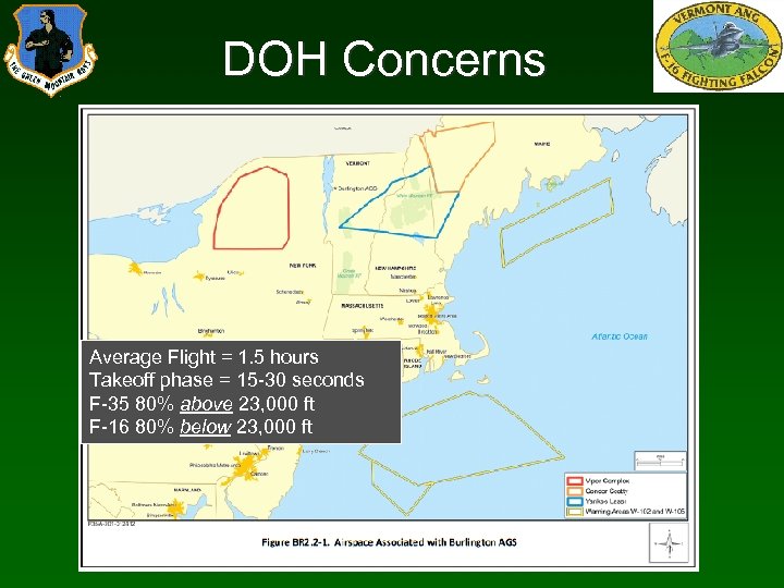 DOH Concerns Average Flight = 1. 5 hours Takeoff phase = 15 -30 seconds