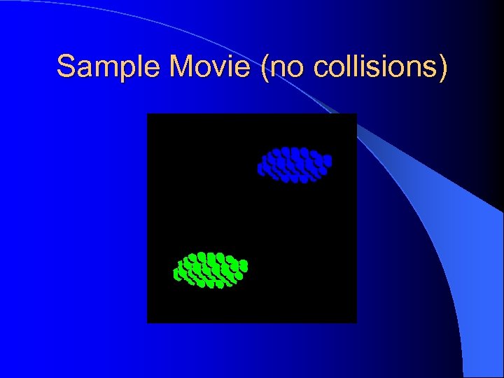 Sample Movie (no collisions) 